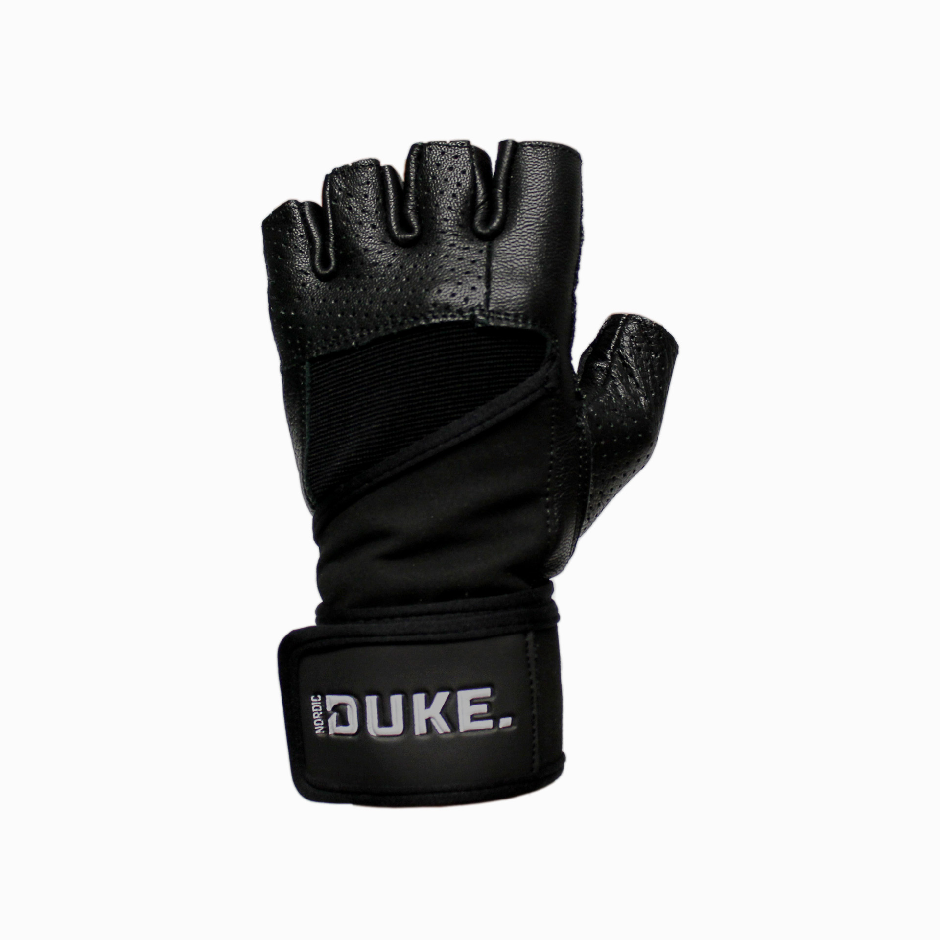 Nordic Duke® Kevlar Pro Gym Gloves with wrist strap.