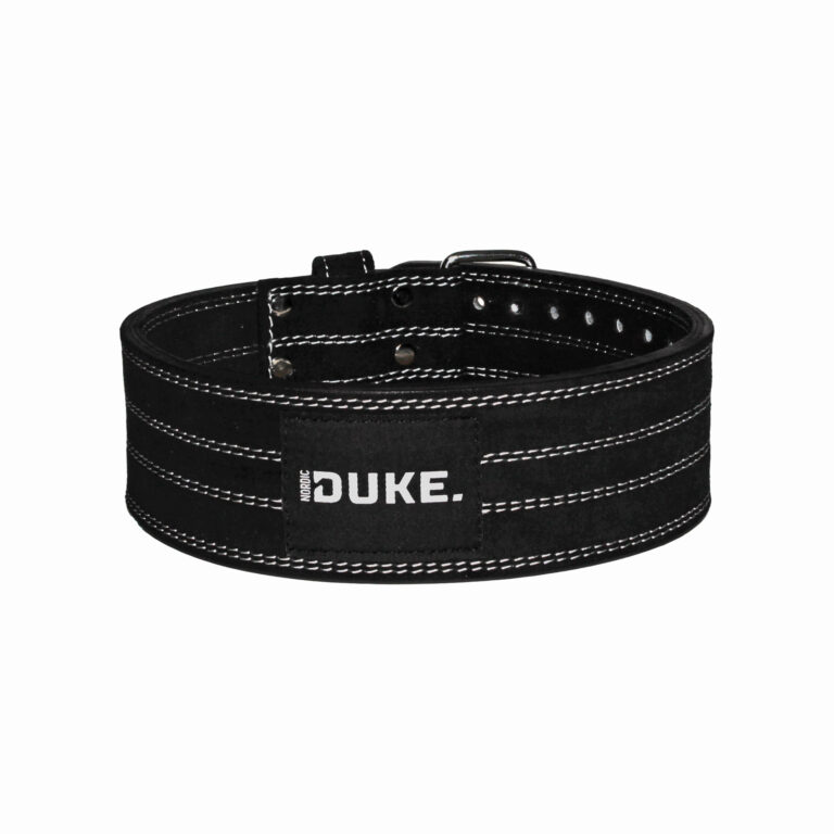 Nordic Duke® voimanostovyö on tukevaa, monikerroksista aitoa haljasnahkaa.