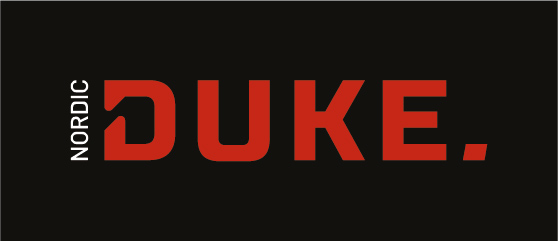 Nordic Duke logo black red boxing nyrkkeily